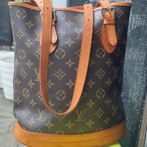 Louis Vuitton Monogram Brown Tote Bag medium size Date code SP0952